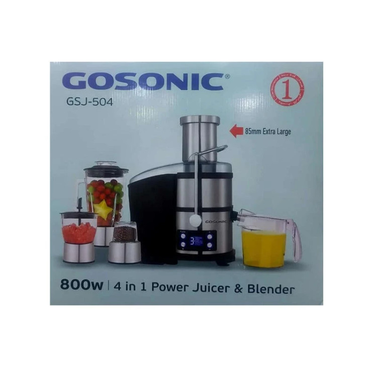 آبمیوه گیری 800 وات گوسونیک مدل GSJ-504